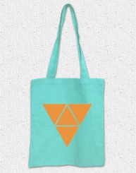 Stoffbeutel Geo mint 