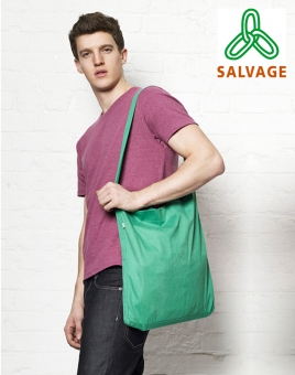 Salvage Recycled Sling Tote Bag 