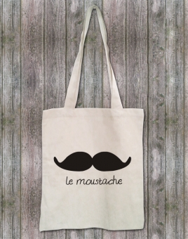 Stoffbeutel Moustache No.2 